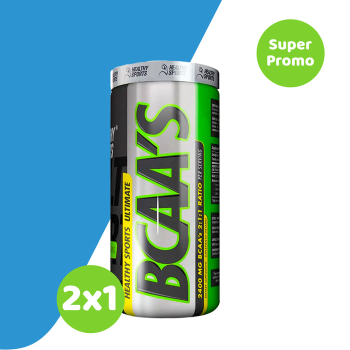 2x1 Bcaa´s  Aminoácidos Ultimate Healthy Sports 90 Cápsulas 💥 Super Promo 💥