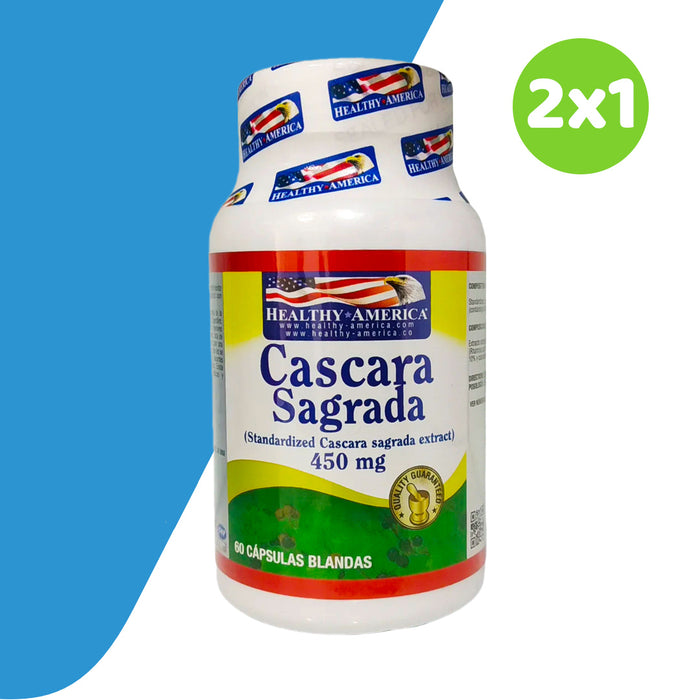 2x1 Cascara Sagrada 450mg Healthy America 💥 Super Promo 💥