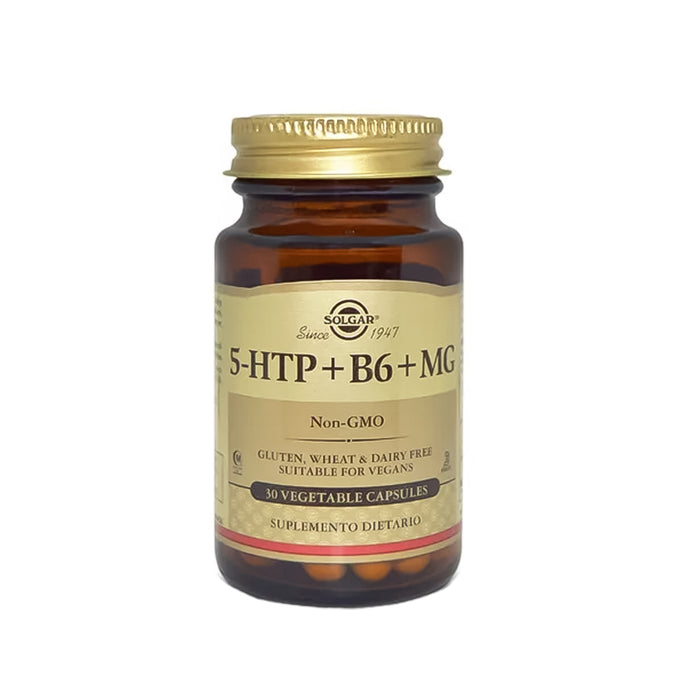 5 HTP + B6 + MG 100 mg x 30 cápsula solgar