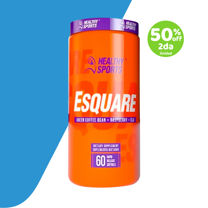 50 Off en 2da Unidad Square 60 Softgels HEALTHY SPORTS 💥 Super Promo 💥