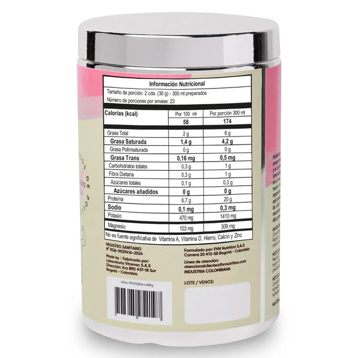 Heal Protein sabor Chocolate Cream 690gr FHN