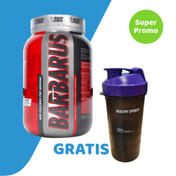 💥 Super promo 💥 Barbarus 910gr Healthy Sports Proteína Gratis Shaker