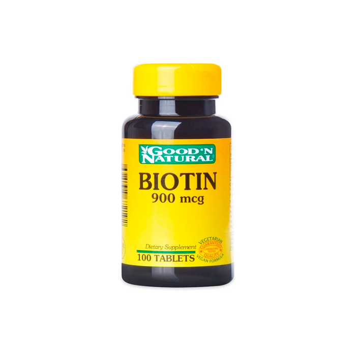 Biotin 900 mcg 100 tabletas Good Natural