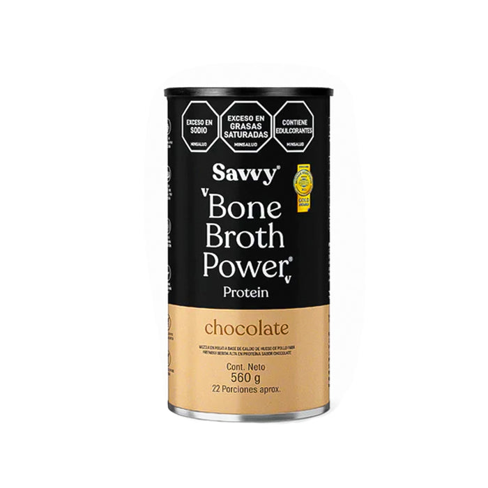 Bone Broth Power Protein Chocolate 560 gr Savvy