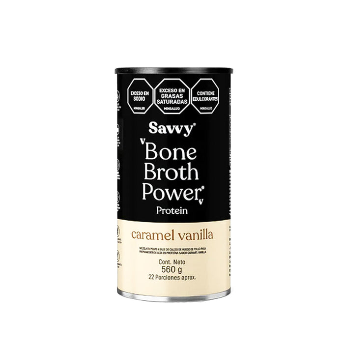 Bone Broth Power Protein vanilla caramel 560 gr Savvy