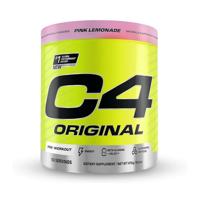 C4 original Cellucor sabor Pink lemonade Pre entreno 30 servicios