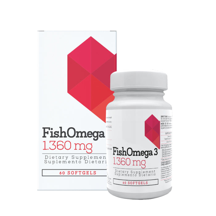 Fish Omega 3 1360 mg X 60 Capsulas Healthy America