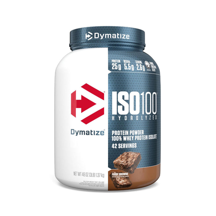 ISO 100 3lbs sabor Fudge Brownie DYMATIZE