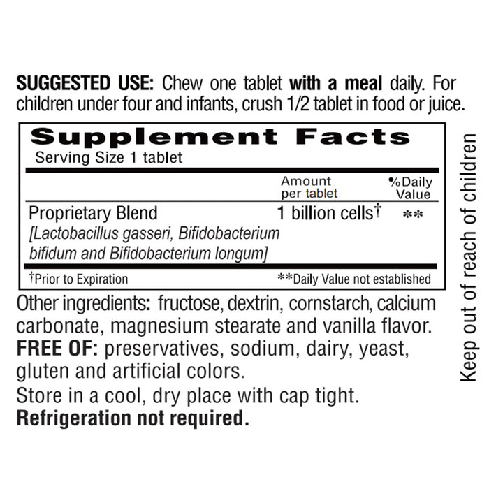 Kyo Dophilus Kid's probióticos para niños 60 tabletas masticables