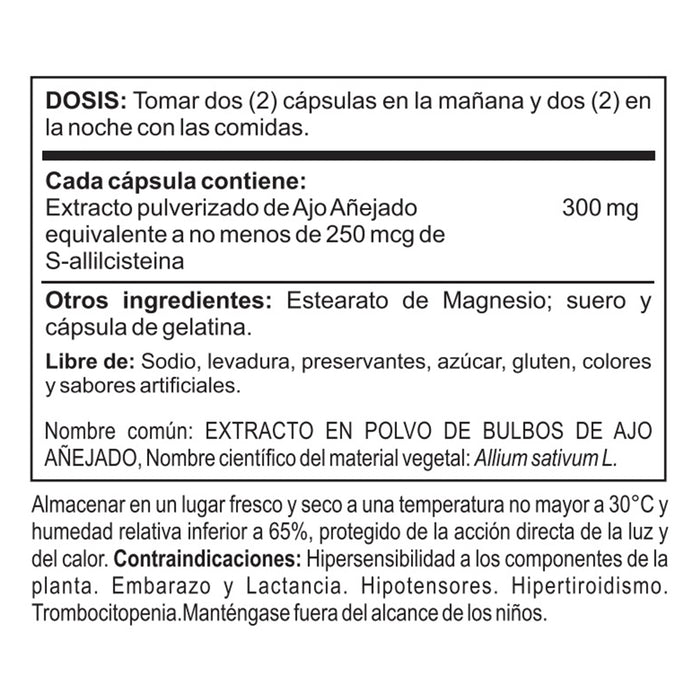 Kyolic Aged Garlic extract ajo añejado original formula 100 caps