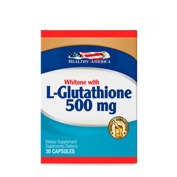 L-Glutathione (Glutatión)*500mg/30capsulas Healthy America