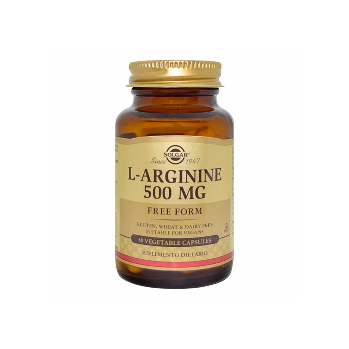 L-Arginina 500 mg 50 Capsulas Solgar