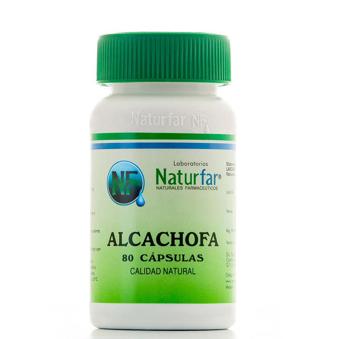 Alcachofa en Cápsulas por 80 laboratorios Naturfar