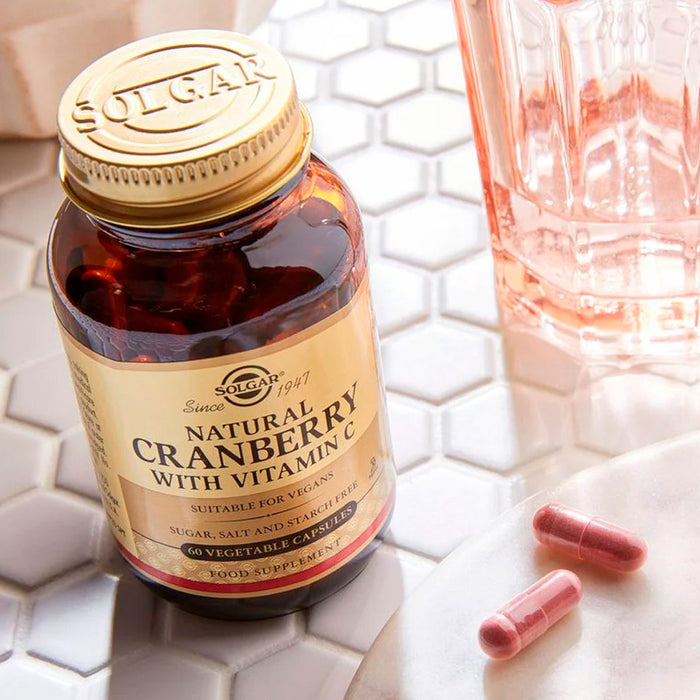 Natural Cranberry con Vitamina C 60 softgels Solgar