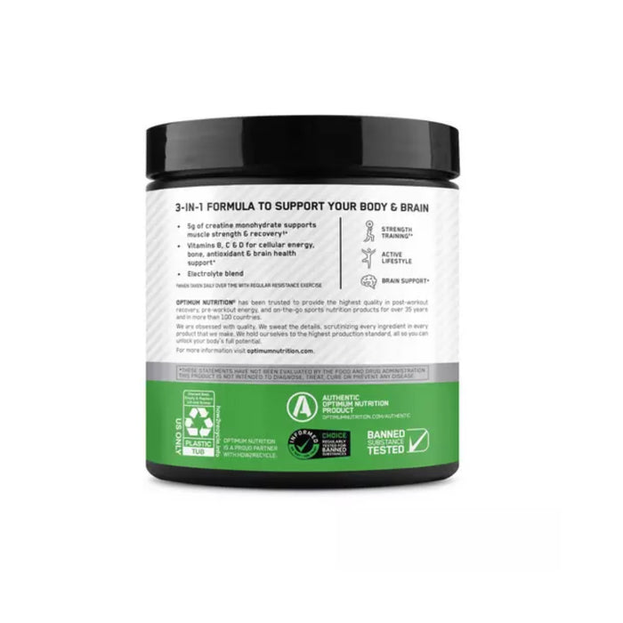 Creatina + formula 3 en 1 360gr OPTIMUM NUTRITION