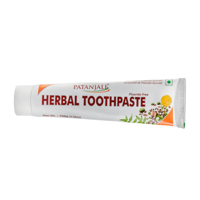 Patanjali crema dental sin fluor Herbal 100gr