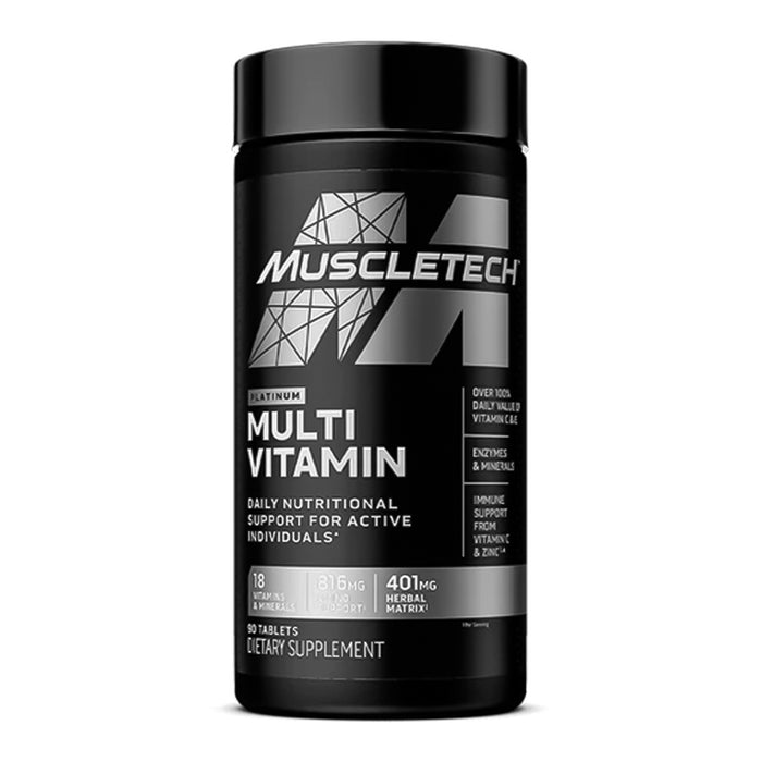 Platinum Multivitamin 90 Tabletas Muscletech