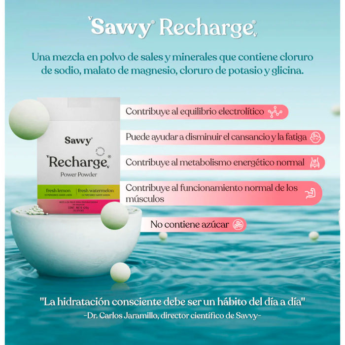 Recharge hidratante caja 20 sachet Savvy
