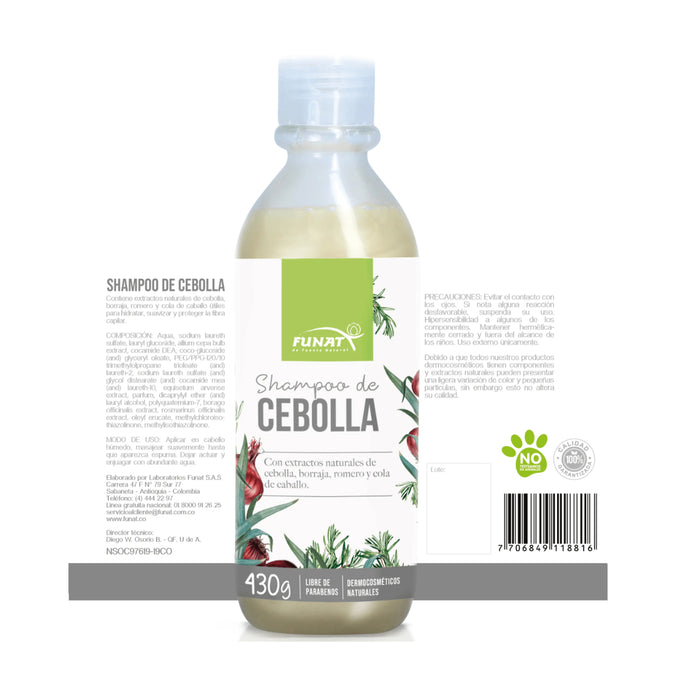 Shampoo de cebolla 430g FUNAT