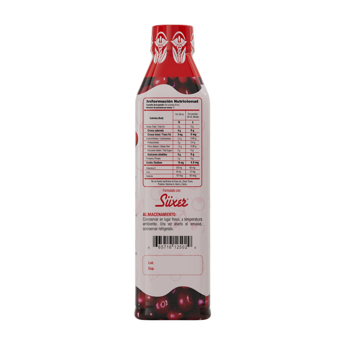 Cranberry liquido con vitamina c selenio y zinc 32oz cero calorías Natural Systems Millenium
