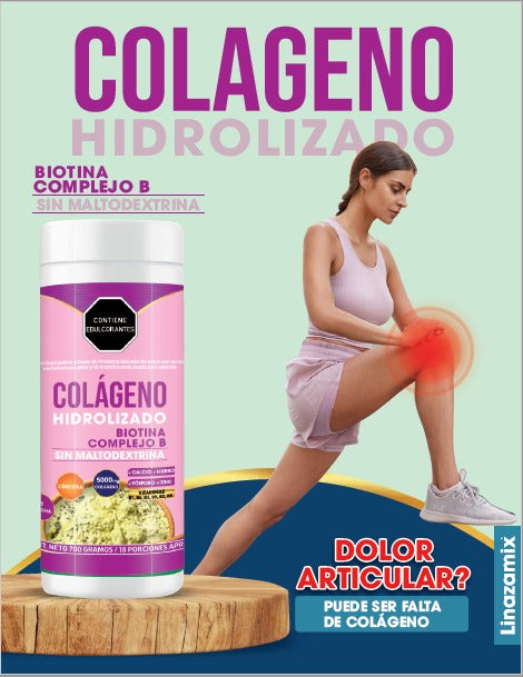 Colágeno Hidrolizado con Biotina Complejo B Sin Maltodextrina