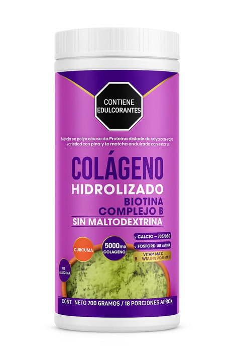 Colágeno Hidrolizado con Biotina Complejo B Sin Maltodextrina