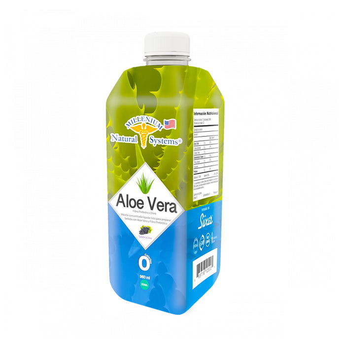 Aloe Vera Liquido Fibra Prebiótica 32oz Natural Systems