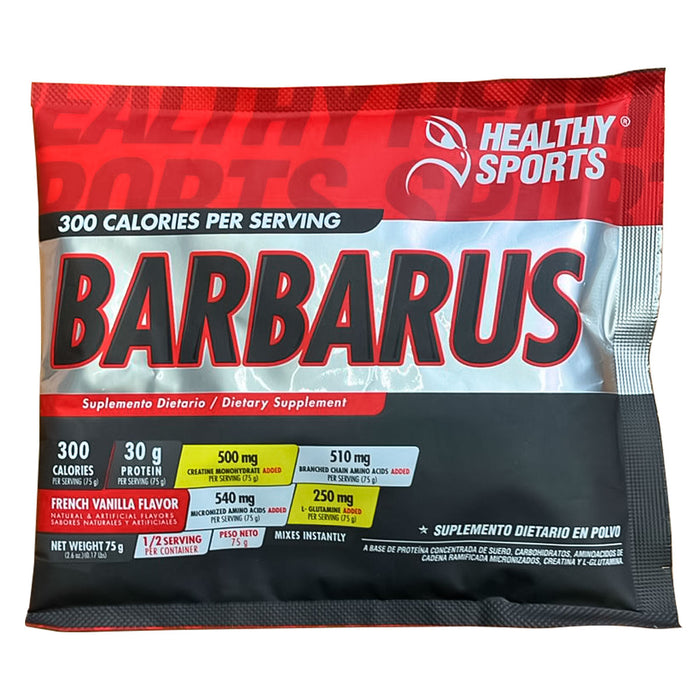 Barbarus Proteína Hipercalorica Sachet Personal Healthy Sports