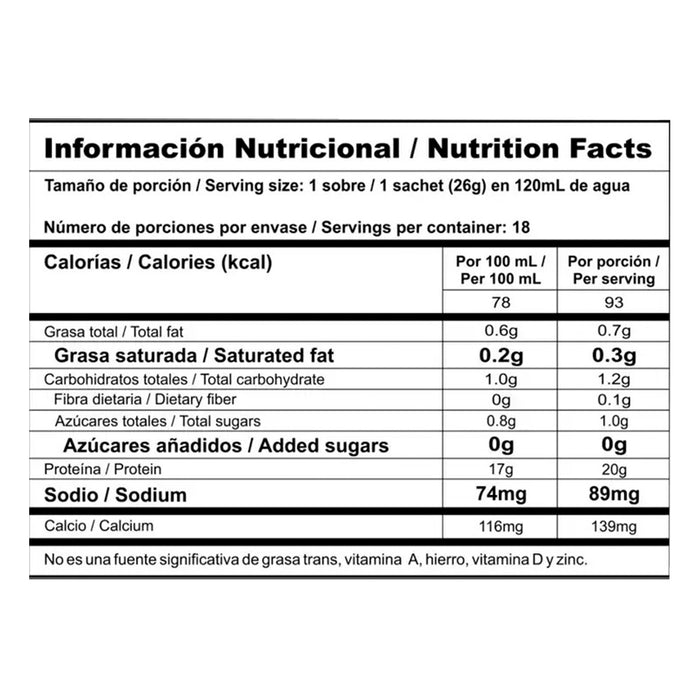 Bi Pro Classic Vainilla Whey Protein 26g Sachets Nutramerican