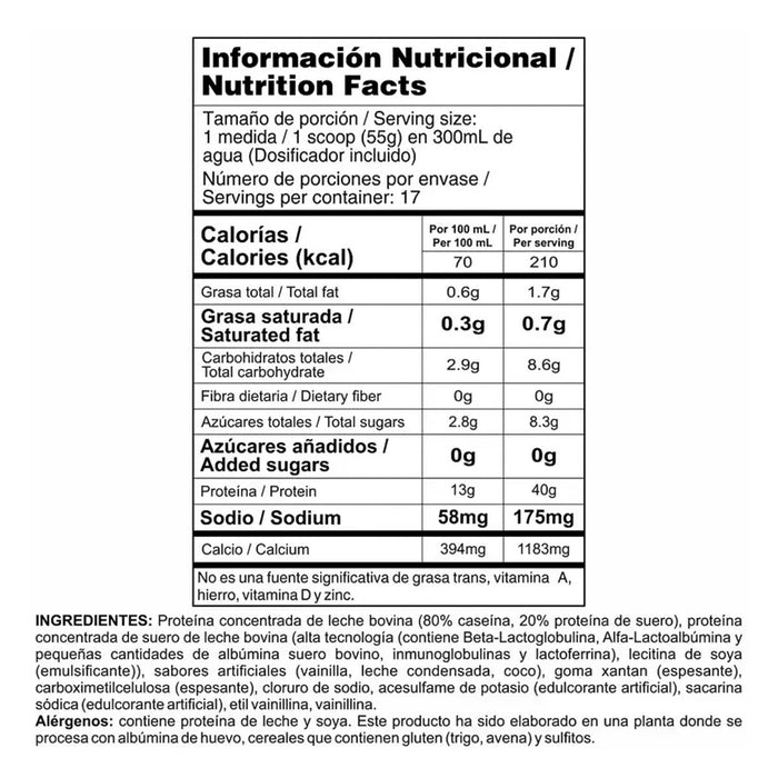 Bi Pro Complex sabor Vanilla 2Lb Nutramerican