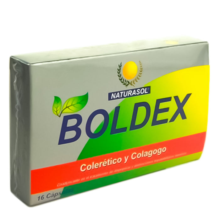 Boldex Colerético y Colagogo 16 caps 500mg Naturasol