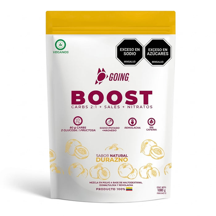Boost sabor Durazno sin Cafeina 12 porciones Going