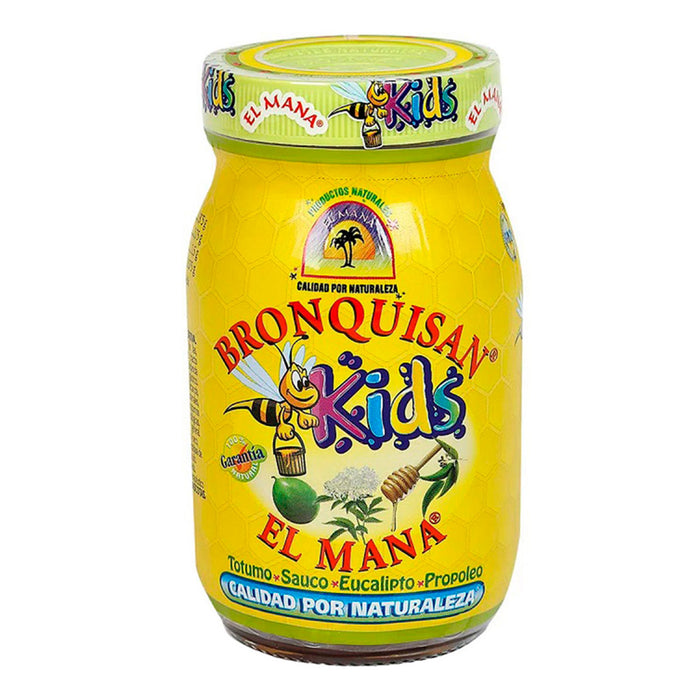 Bronquisan Kids Jalea 240ml El Maná Natural Totumo Sauco Eucalipto Propoleo