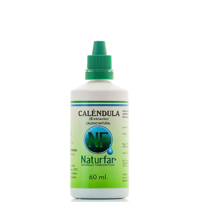 Caléndula Extracto  Natural por 60 ml  Gotas laboratorio Naturfar