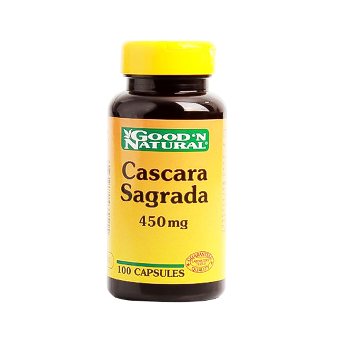Cascara Sagrada 450 mg 100 cápsulas Good N Natural