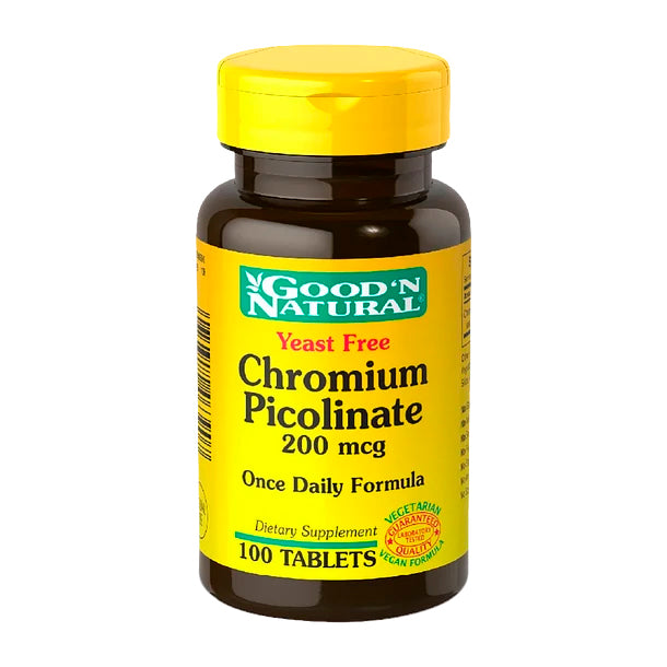 Chromium Picolinate 200 MCG 100 Tab Good N Natural Picolinato