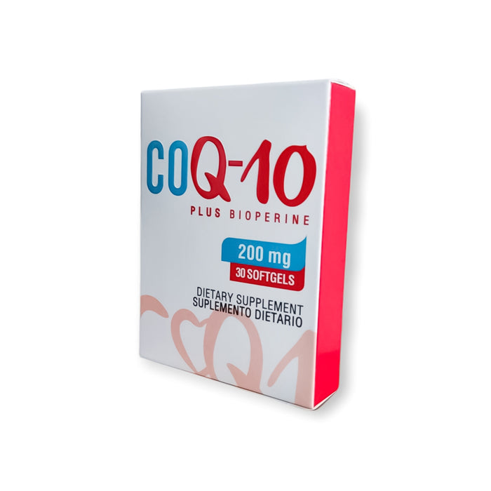 CoQ10 plus Bioperine Coenzima Q10 30 Softgels