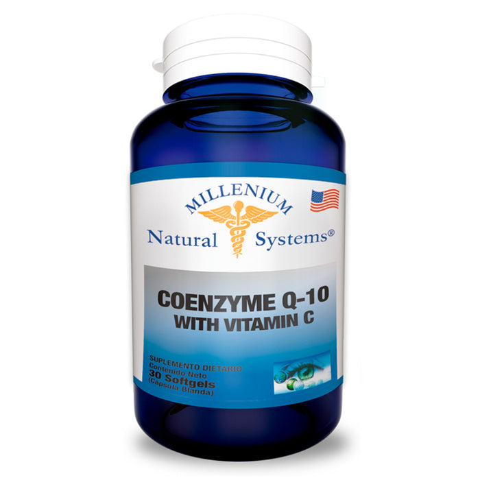 Coenzyme Q-10 con vitamina C 30 Softgels Natural Systems