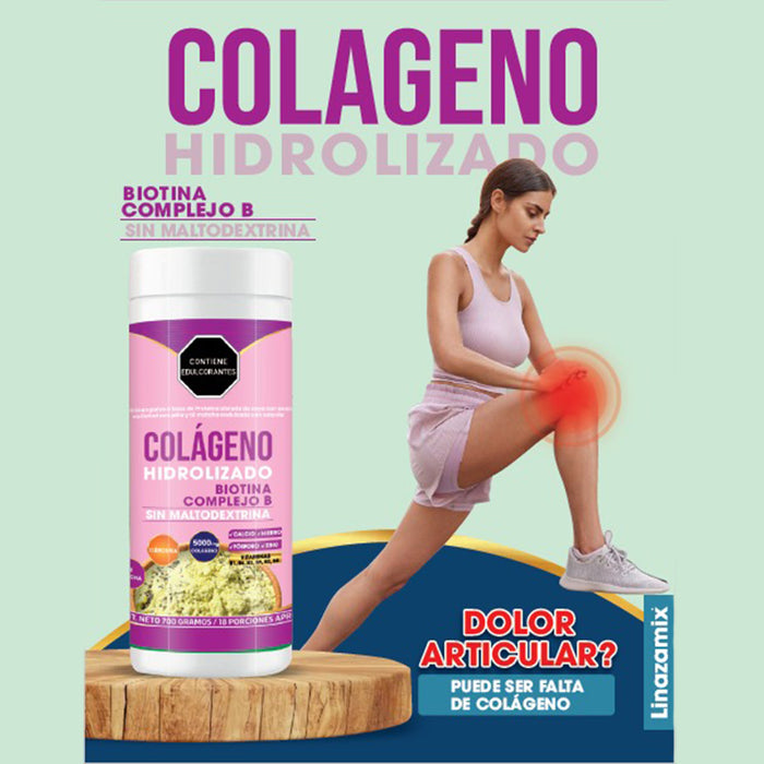 Colágeno Hidrolizado con Biotina Complejo B Sin Maltodextrina - Colon Cleanser