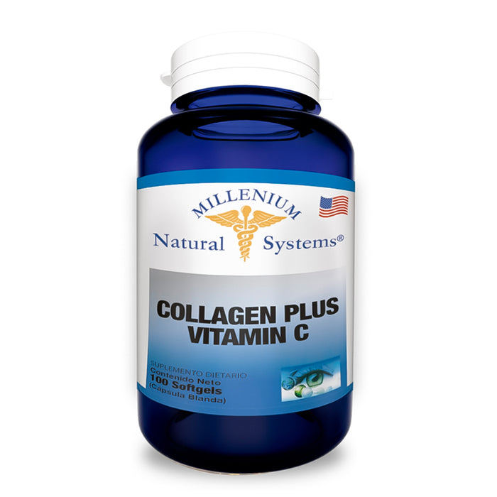 Colageno Collagen plus vitamina C 100 softgels NATURAL SYSTEMS