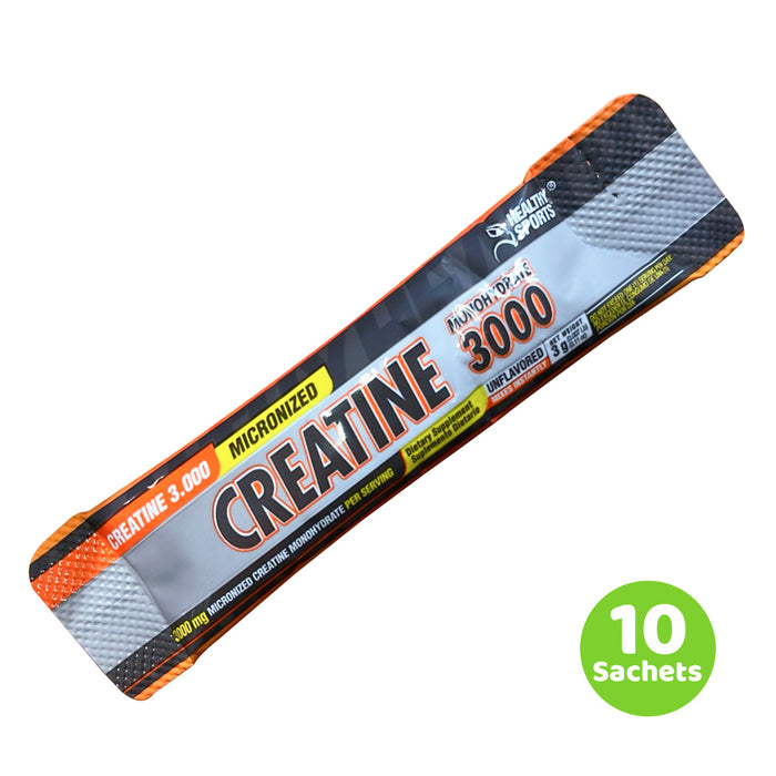 Creatina monohidrato 3000mg x 10 Sachet Healthy Sports