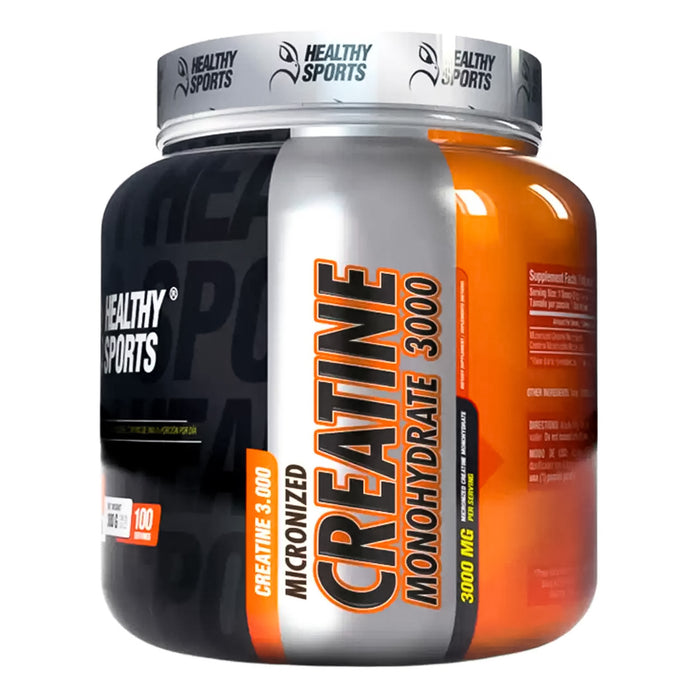 Creatina Monohidratada en Polvo 300 g 100 porciones – Healthy Sports