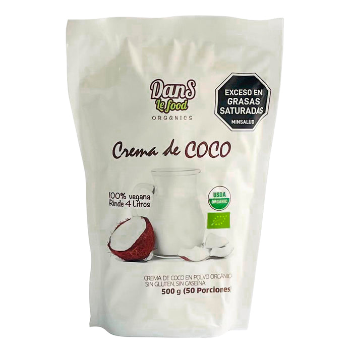 Crema de Coco en Polvo Orgánica 500gr Dans Le Food