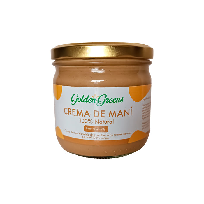 Crema de Maní Natural 400gr Golden Greens