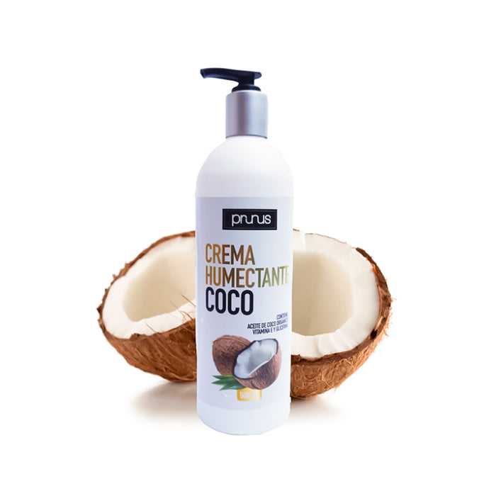 Crema Humectante de Coco Orgánico con Vitamina E Prunus Casvior