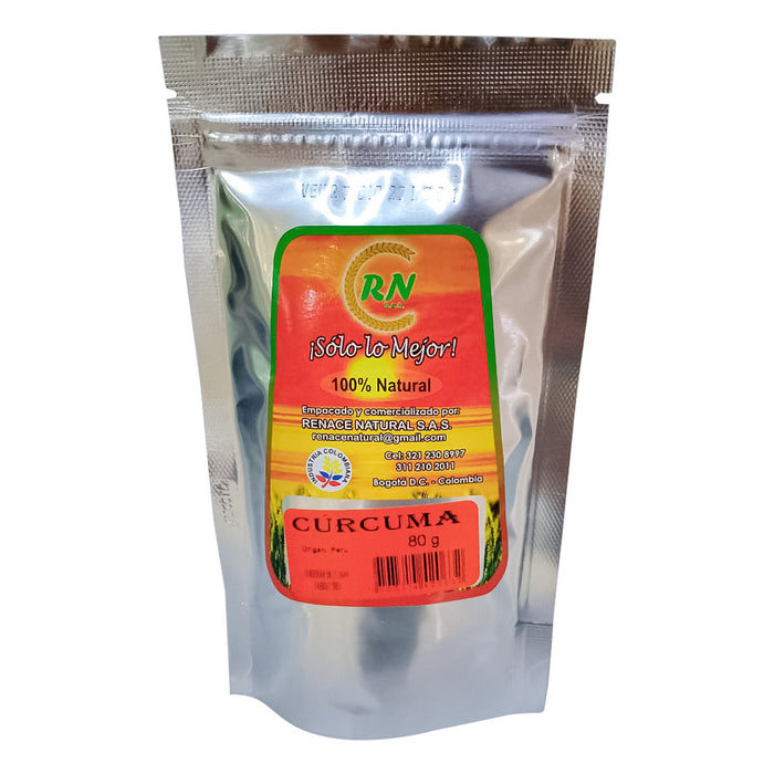 Cúrcuma 80 gramos Renace Natural