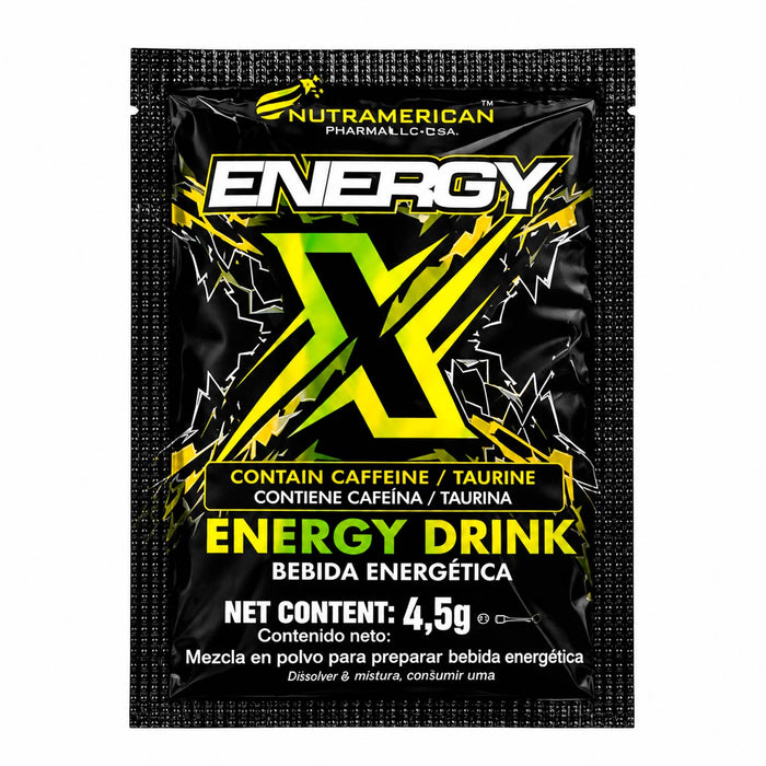 Energy X 4,5g Sachet Hidratante Energético Nutramerican