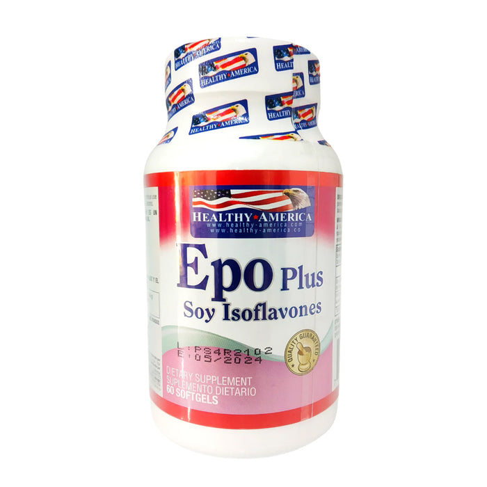 Epo Plus Soy Isoflavones 60 softgels Healthy America