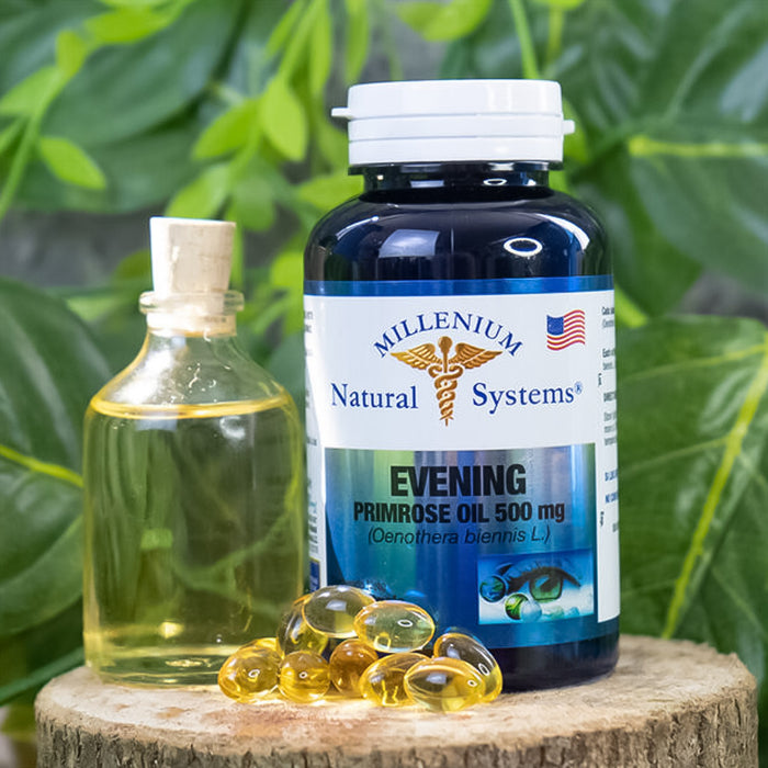 Evening Primerose Oil 500 mg 100 soft Millenium Natural Systems