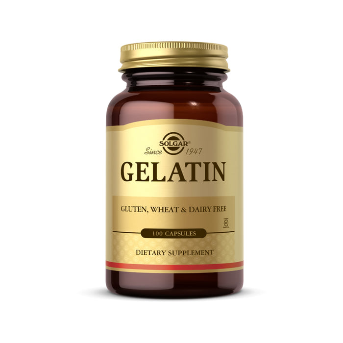 Natural Gelatin 100 cápsulas Solgar